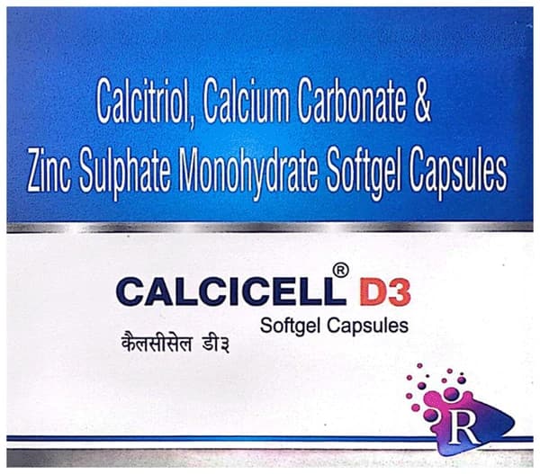 Calcicell D3 Softgel Capsule