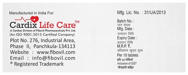 Cardiclop 75mg Tablet