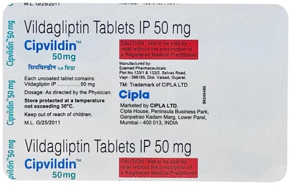 Cipvildin 50mg Tablet