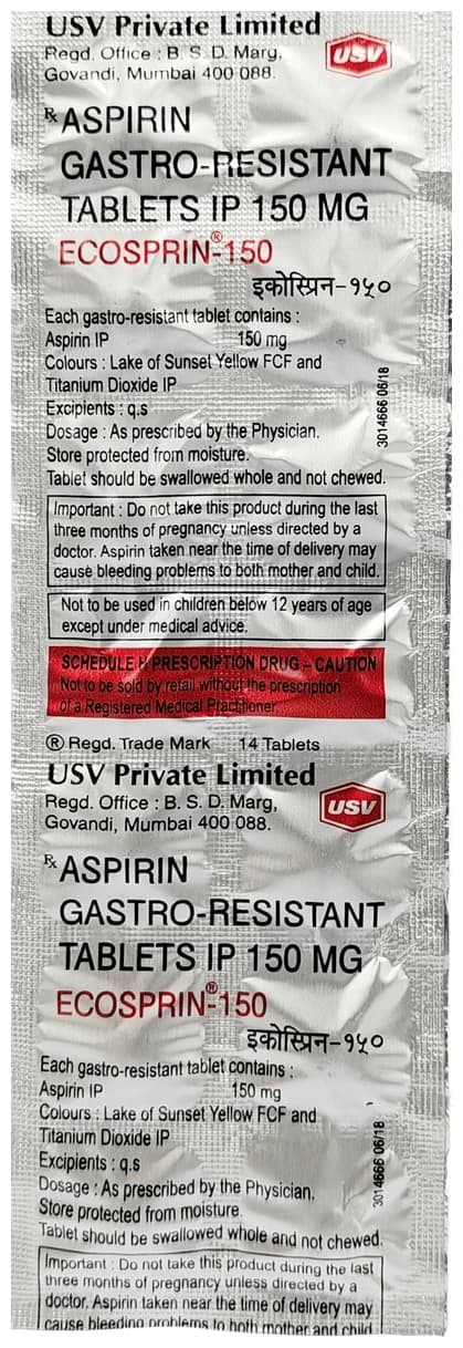 Ecosprin 150 Tablet